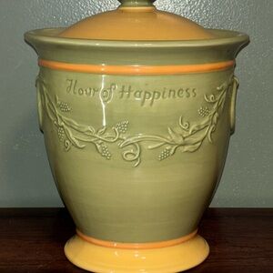 Pfaltzgraff Pistoulet Flour of Happiness Canister